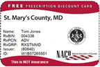 St. Mary's County Prescription Discount Card