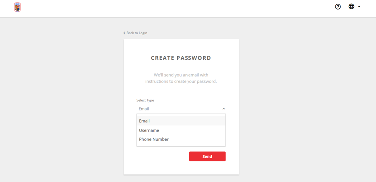 Step three of account access process