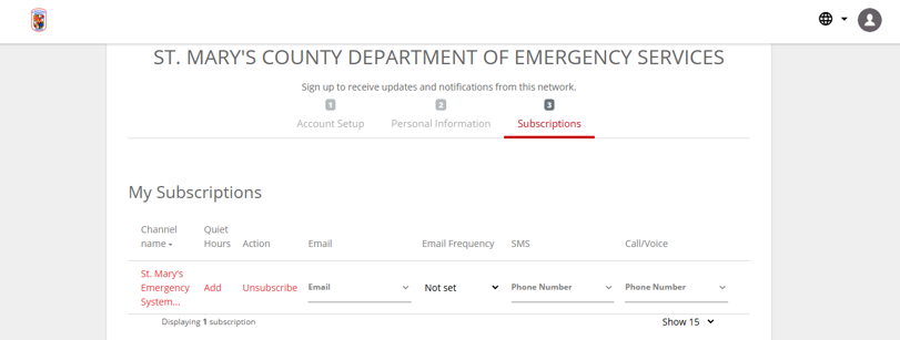 Step seven of account access process