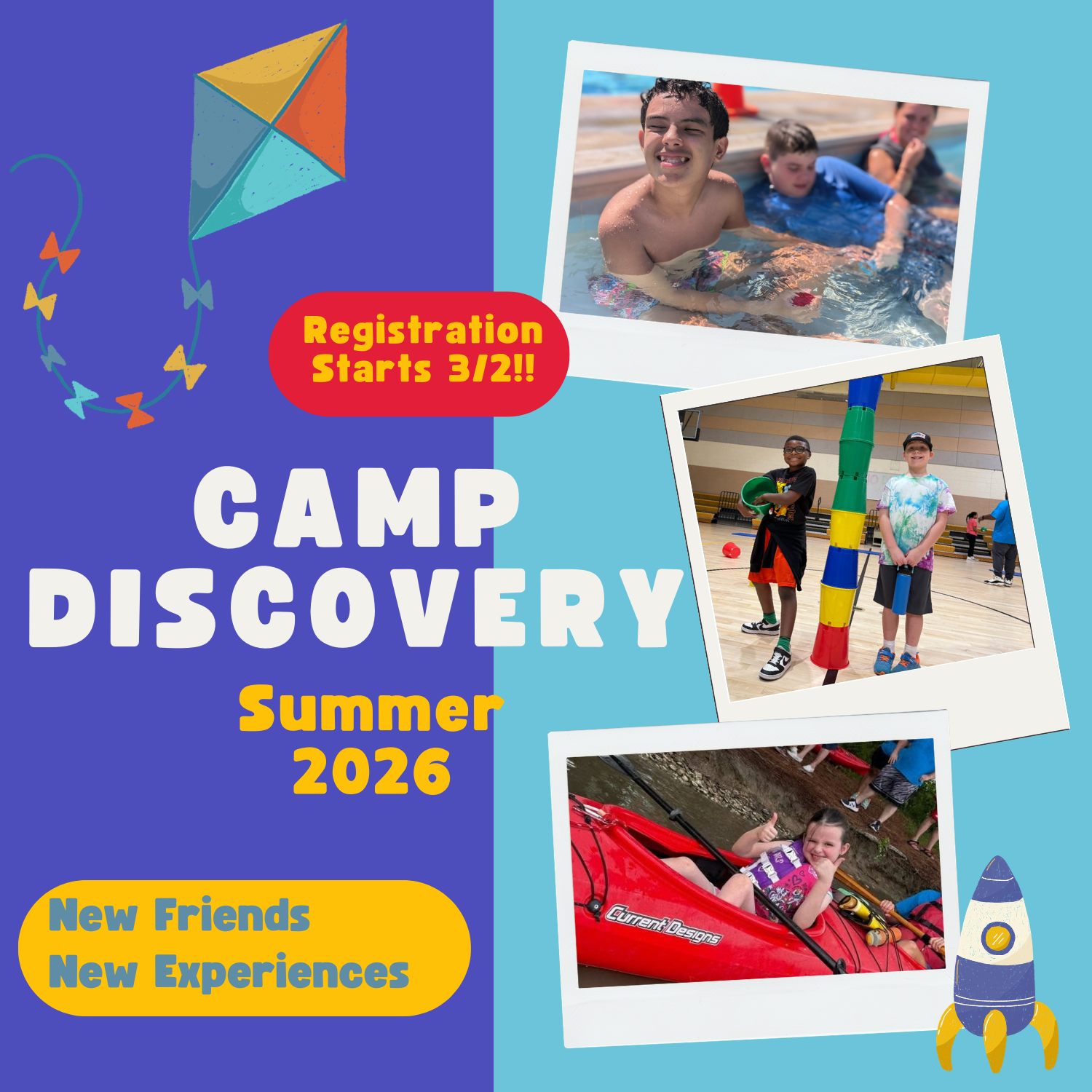 Camp Discovery Summer 2025 banner