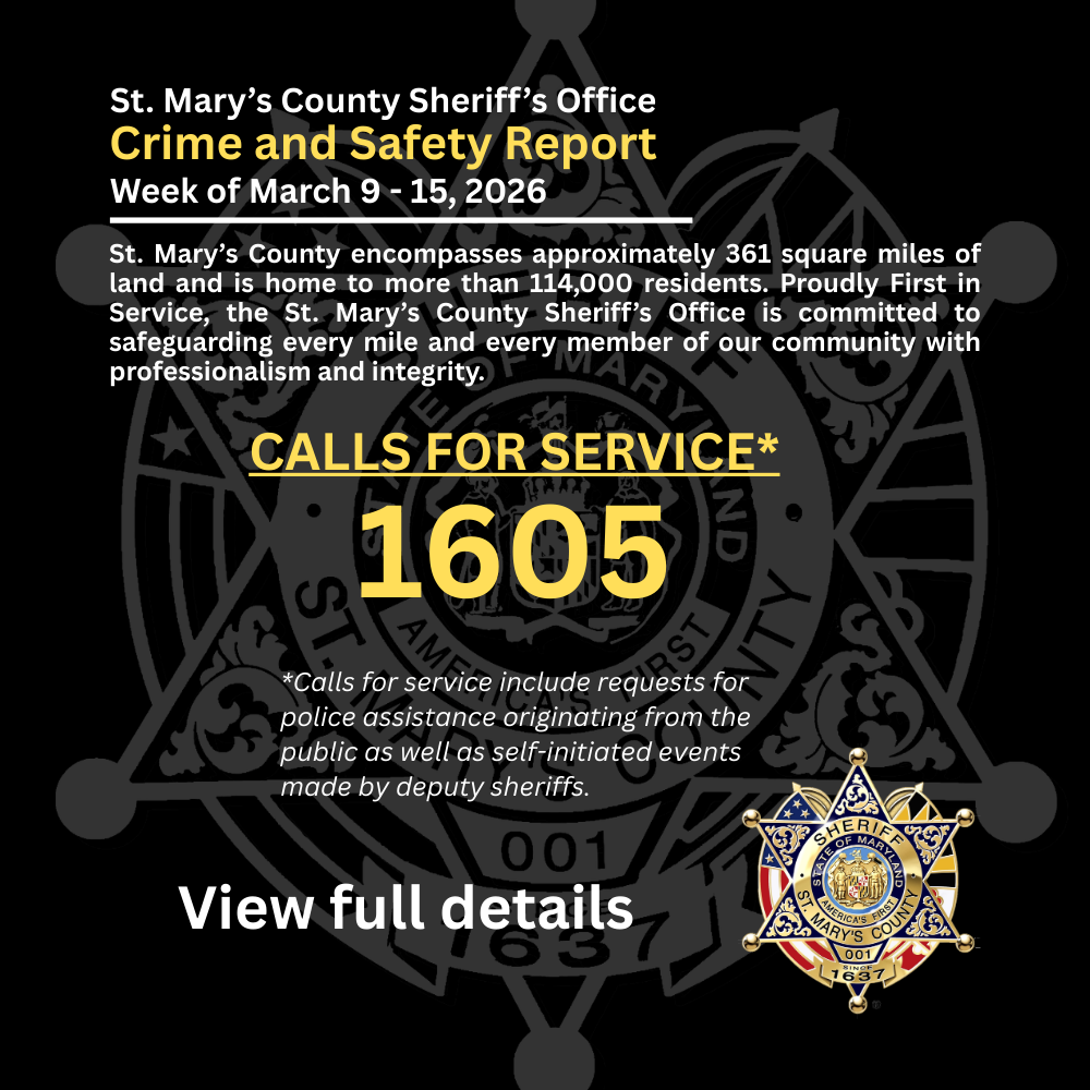 Crime and Safety Report 3-09 through 3-15